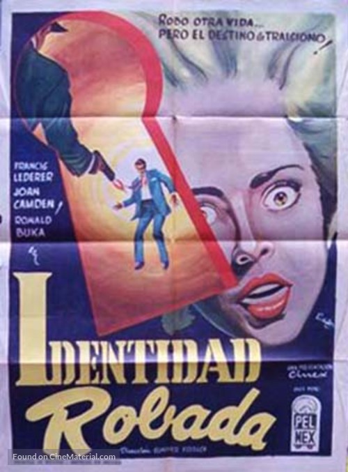 Stolen Identity - Mexican Movie Poster