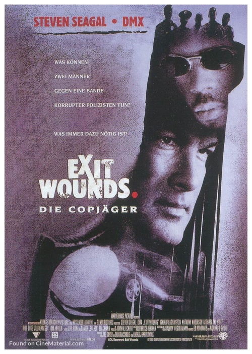 Exit Wounds - German Movie Poster