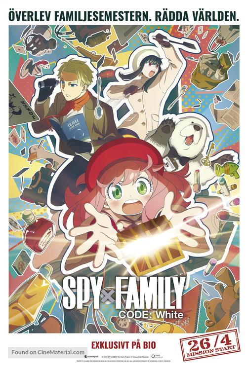 Gekijoban Spy x Family Code: White - Swedish Movie Poster