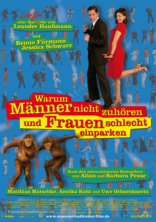 Warum M&auml;nner nicht zuh&ouml;ren und Frauen schlecht einparken k&ouml;nnen - German Movie Poster