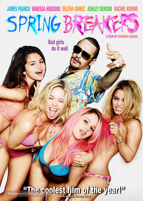 Spring Breakers - Canadian DVD movie cover