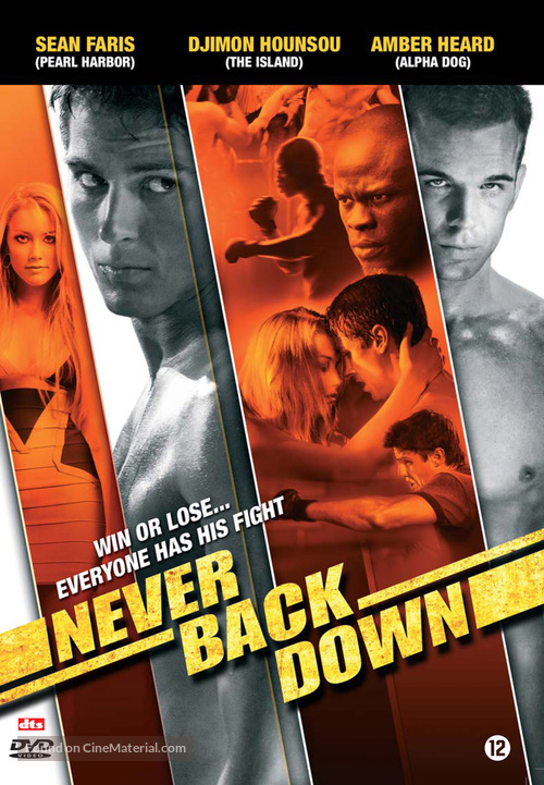 Never Back Down - Dutch Movie Cover