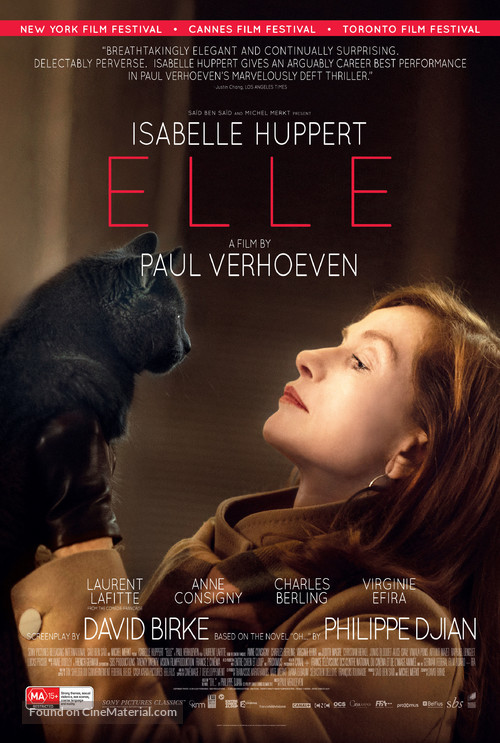 Elle - Australian Movie Poster