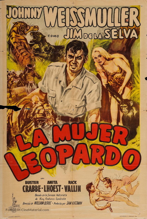 Captive Girl - Argentinian Movie Poster