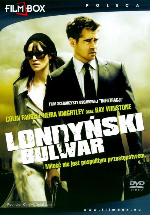 London Boulevard - Polish DVD movie cover