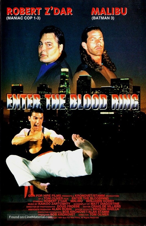 Enter the Blood Ring - German VHS movie cover