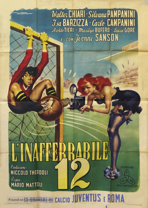 L&#039;inafferrabile 12 - Italian Movie Poster