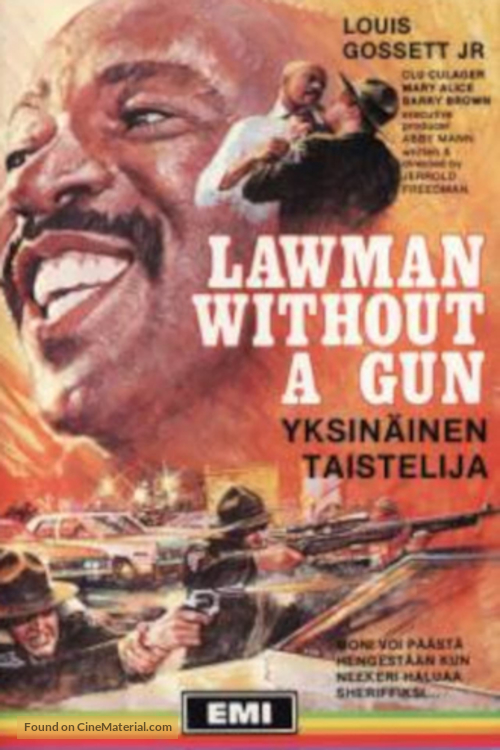 Lawman Without a Gun - Finnish Movie Cover