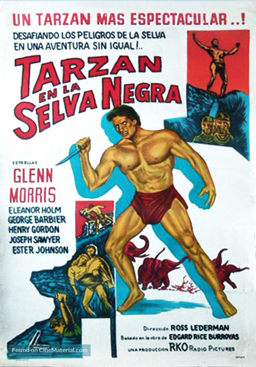 Tarzan&#039;s Revenge - Argentinian Movie Poster