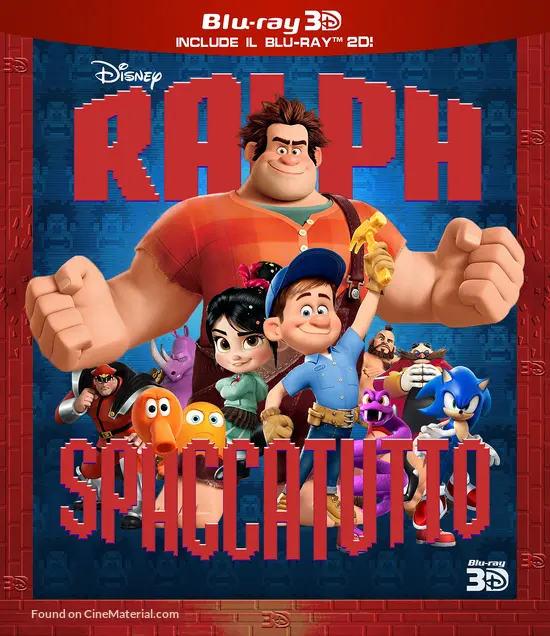 Wreck-It Ralph - Italian Movie Cover