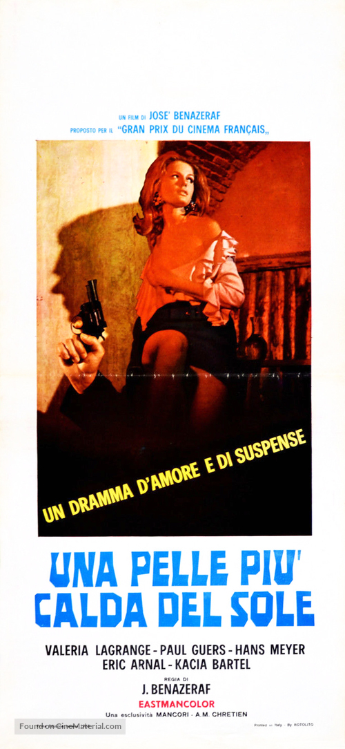 Un &eacute;pais manteau de sang - Italian Movie Poster
