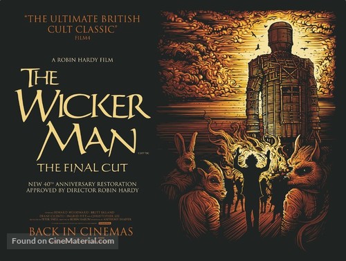 The Wicker Man - British Re-release movie poster