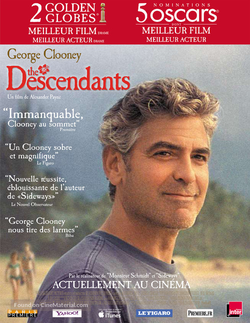 The Descendants - French Movie Poster