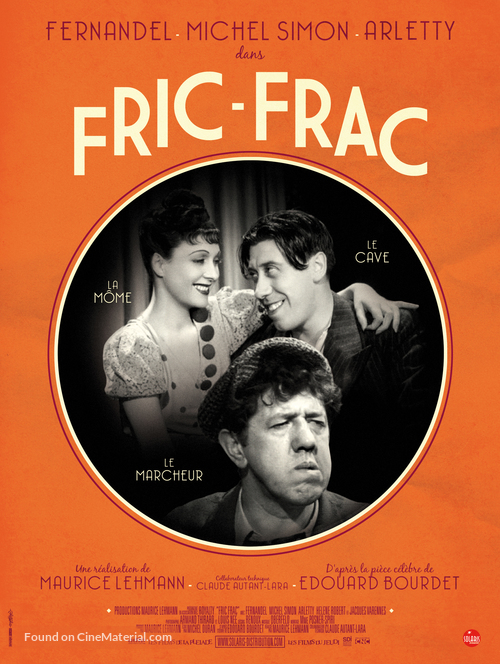 Fric-Frac - French Re-release movie poster