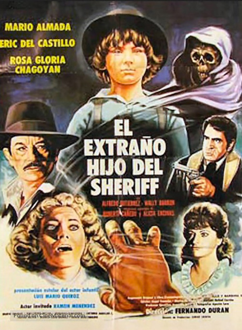 El extra&ntilde;o hijo del Sheriff - Mexican Movie Poster