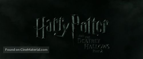 Harry Potter and the Deathly Hallows - Part 2 - British Logo