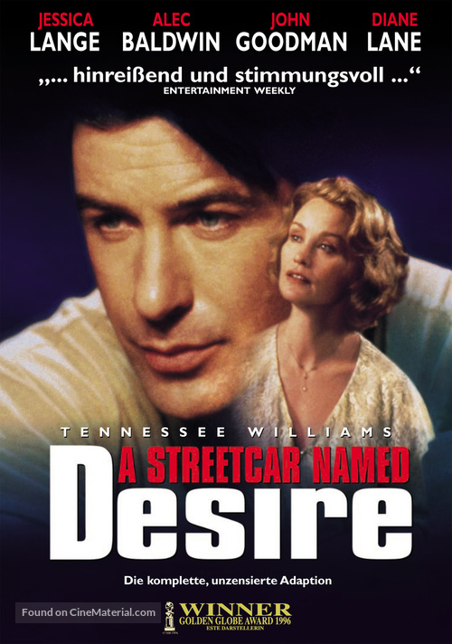 A Streetcar Named Desire - German DVD movie cover