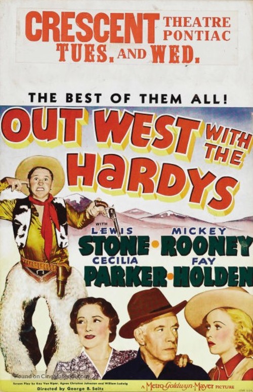 Out West with the Hardys - Movie Poster