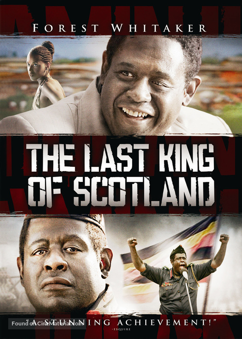 The Last King of Scotland - DVD movie cover