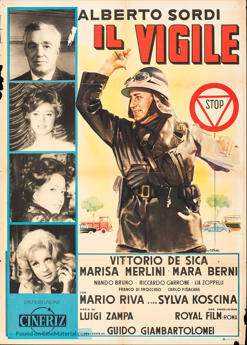 Il vigile - Italian Movie Poster