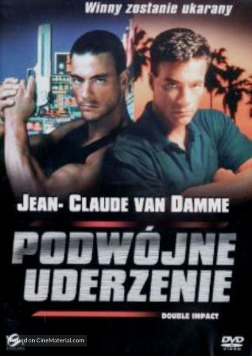 Double Impact - Polish DVD movie cover