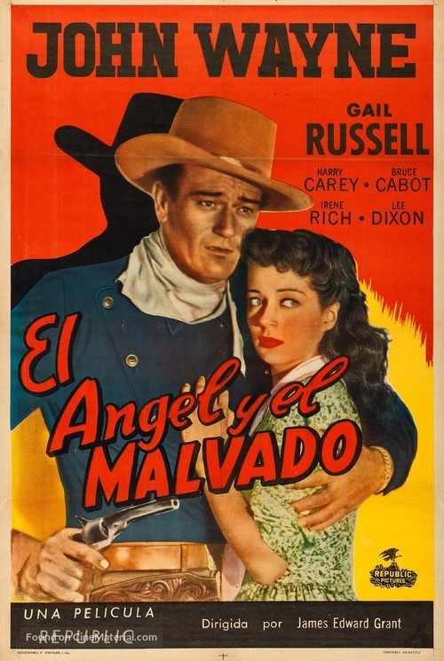 Angel and the Badman - Argentinian Movie Poster