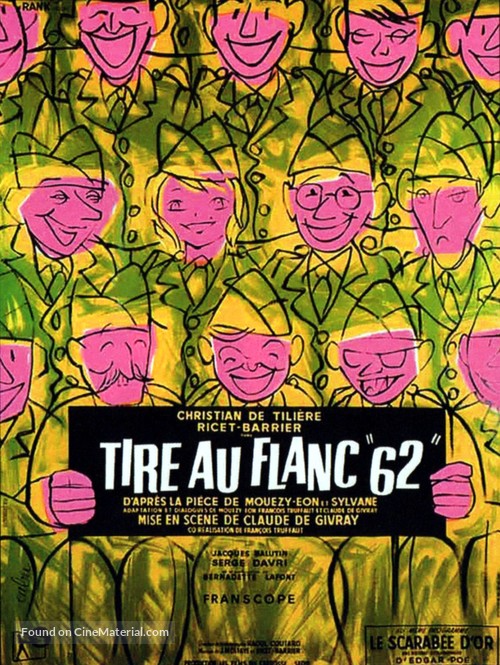 Tire-au-flanc 62 - French Movie Poster