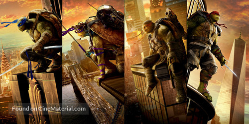 Teenage Mutant Ninja Turtles: Out of the Shadows - Key art