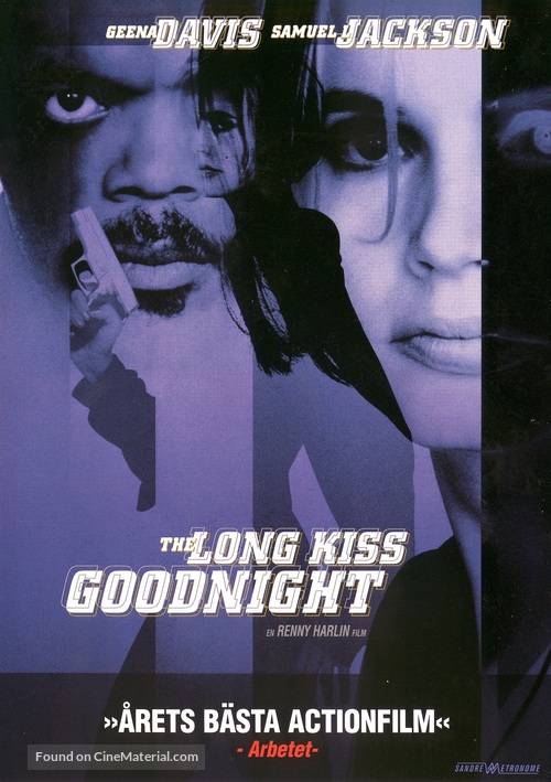 The Long Kiss Goodnight - Swedish Movie Cover