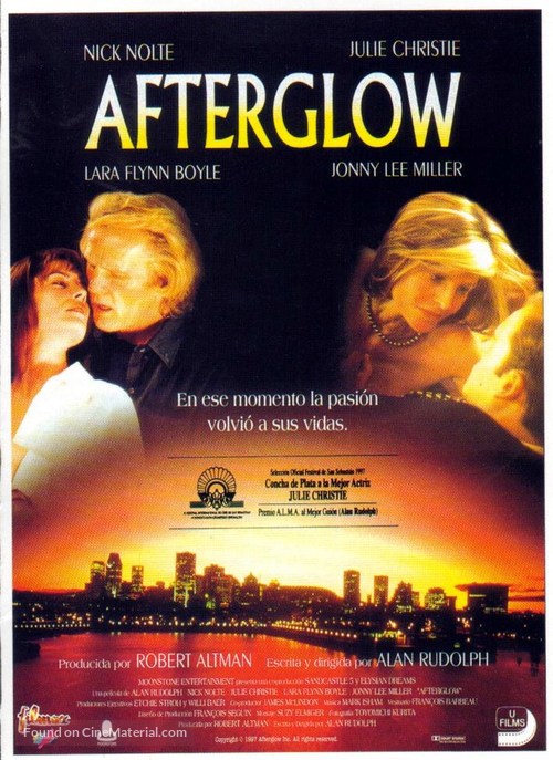 Afterglow - Spanish Movie Poster