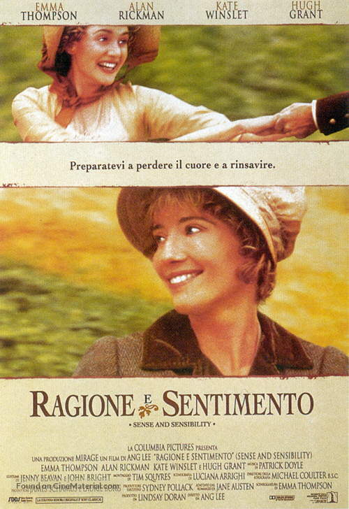 Sense and Sensibility - Italian Movie Poster