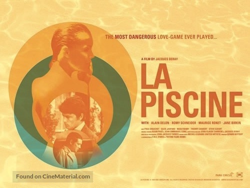 La piscine - British Movie Poster