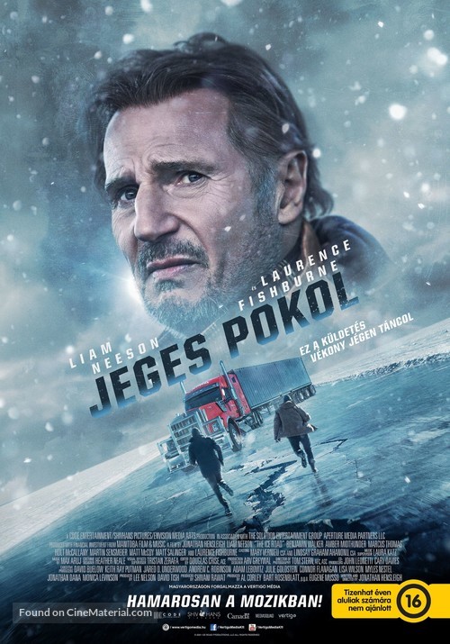 The Ice Road - Hungarian Movie Poster