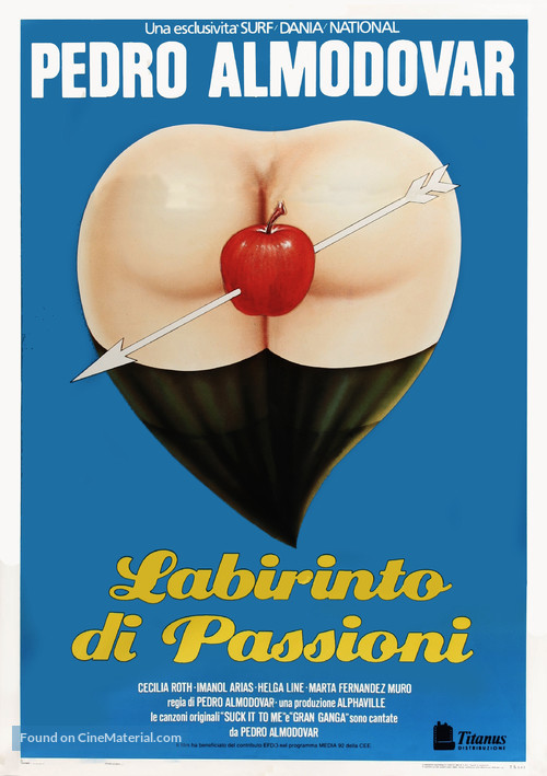 Laberinto de pasiones - Spanish Movie Poster