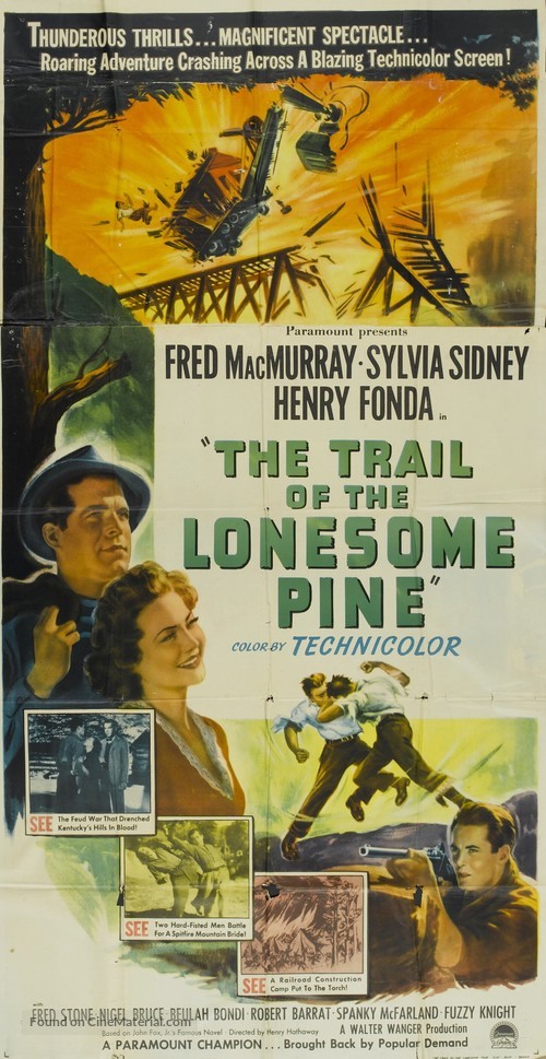 The Trail of the Lonesome Pine - Movie Poster