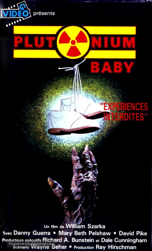 Plutonium Baby - French VHS movie cover