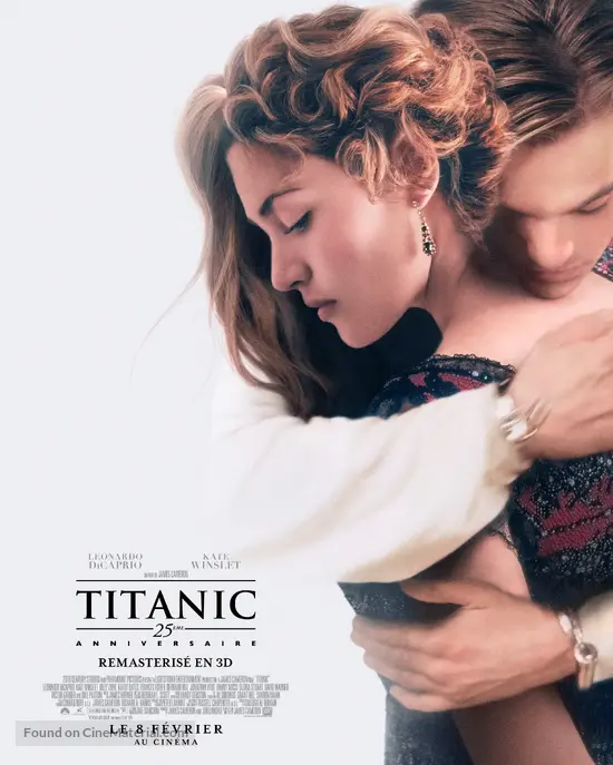 Titanic - French Re-release movie poster