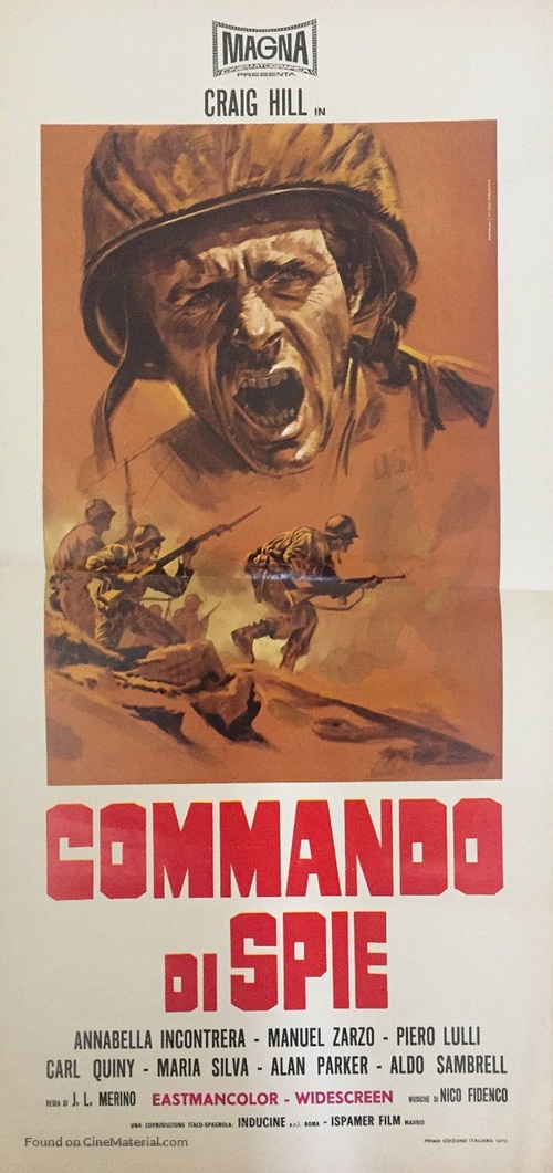 Consigna: matar al comandante en jefe - Italian Movie Poster