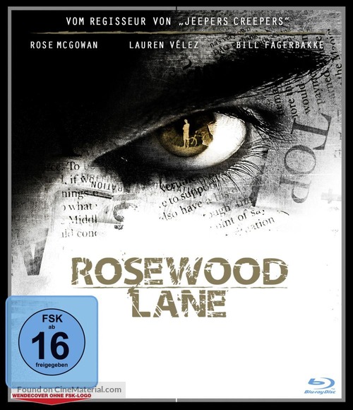 Rosewood Lane - German Blu-Ray movie cover