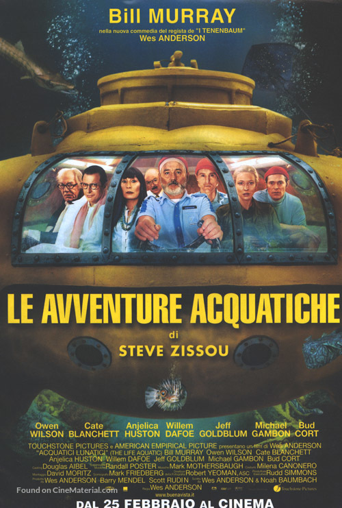 The Life Aquatic with Steve Zissou - Italian Movie Poster