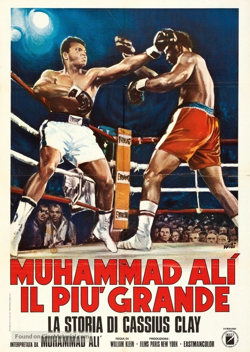 Muhammad Ali, the Greatest - Italian Movie Poster