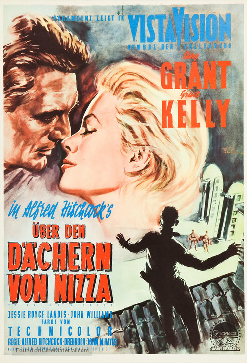 To Catch a Thief - German Theatrical movie poster
