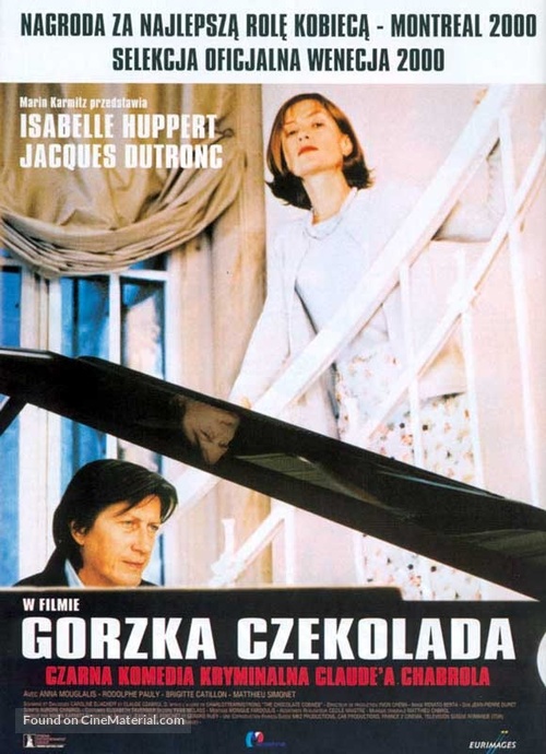 Merci pour le chocolat - Polish Movie Poster