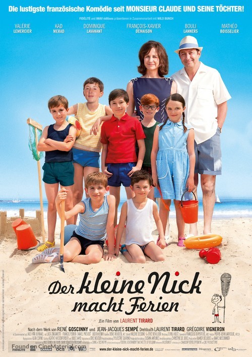 Les vacances du petit Nicolas - German Movie Poster
