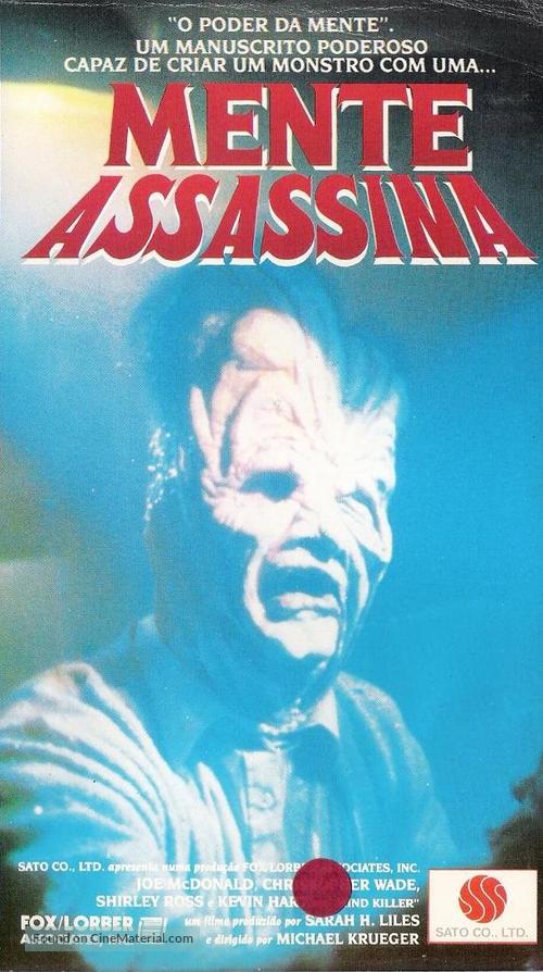 Mindkiller - Brazilian VHS movie cover