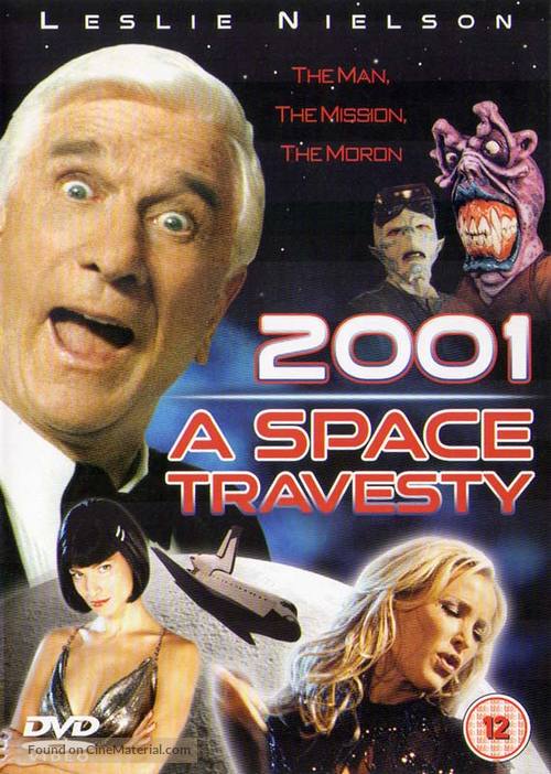 2001: A Space Travesty - British DVD movie cover