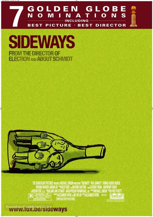 Sideways - Belgian Movie Poster