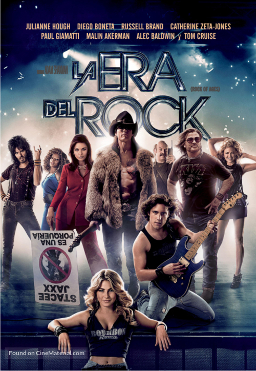 Rock of Ages - Argentinian DVD movie cover