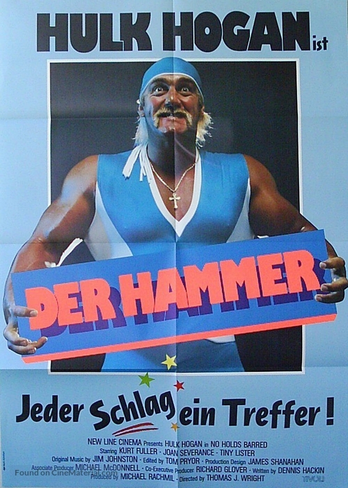 No Holds Barred - German Movie Poster