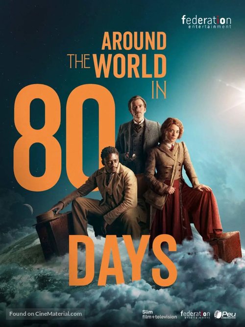 &quot;Around the World in 80 Days&quot; - French Movie Poster